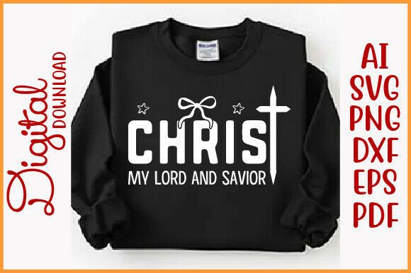 Jesus Christ My Lord PNG Graphics for T-Shirt Designs