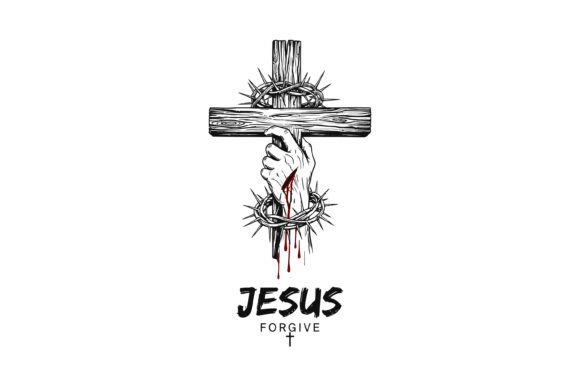 Jesus Forgives Cross Christian T-Shirt Graphics Review