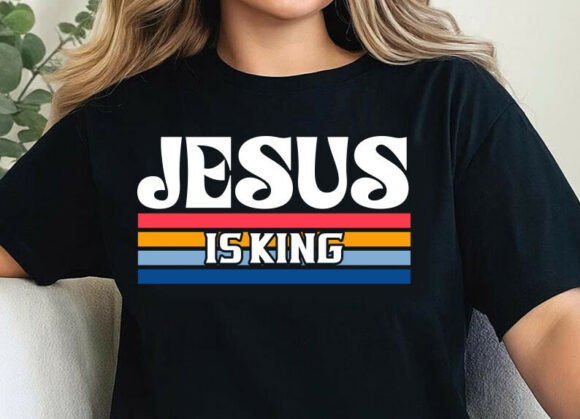 Jesus Png-Jesus is King Png: Graphics for T-Shirt Designs & More