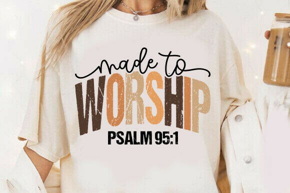 Made to Worship Svg: A Designer's Take on Retro Christian Embroidery