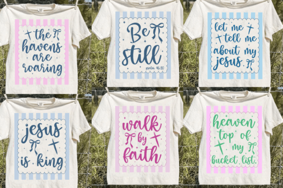 Retro Christian SVG Bundle: Faith Graphics for T-Shirt Designs